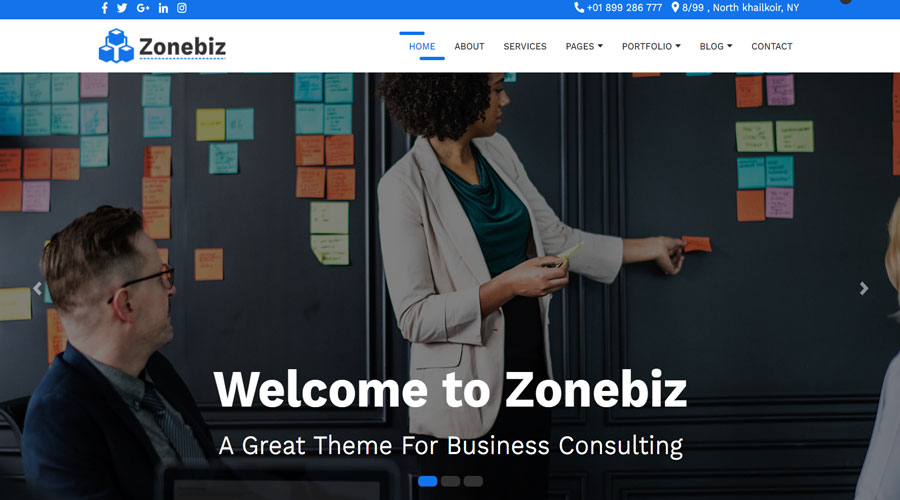 Free Business Consulting HTML Template