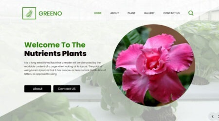 Gardening HTML Template