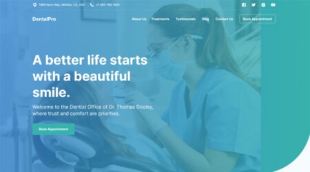 Tailwind Medical Website Template