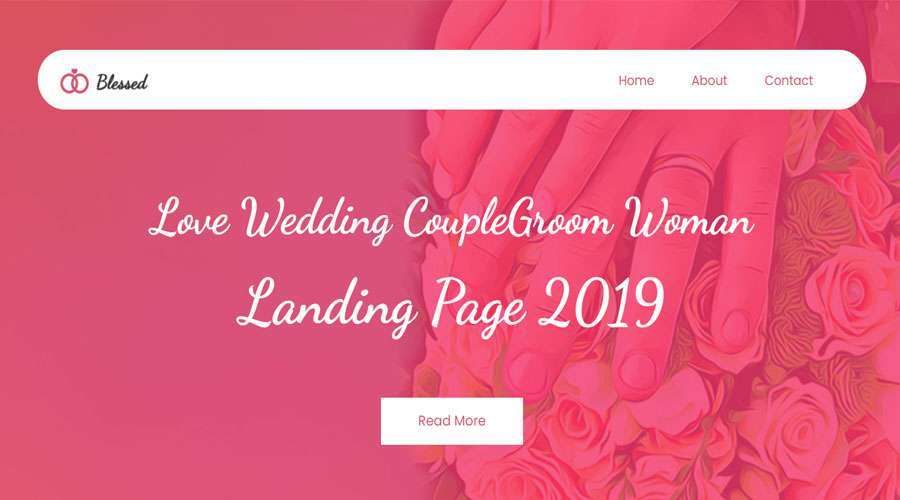 Best Wedding HTML Website Template