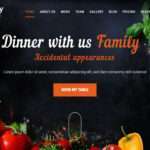 Bootstrap One Page Restaurant Template