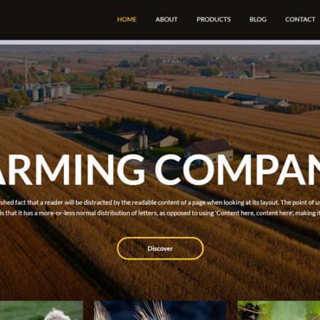Moon - Free Farm HTML Bootstrap Website Template - CSS Codex