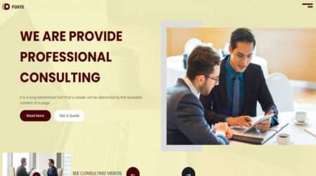 Free Consulting HTML Template