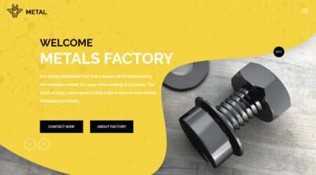 Free Factory HTML Website Template