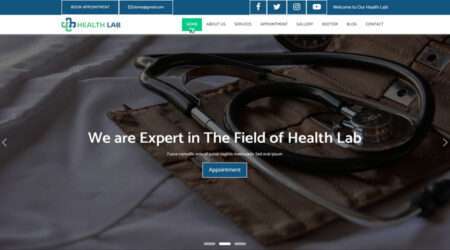 Free Medical Bootstrap Website Template