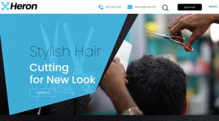 Free Hair Salon HTML Template