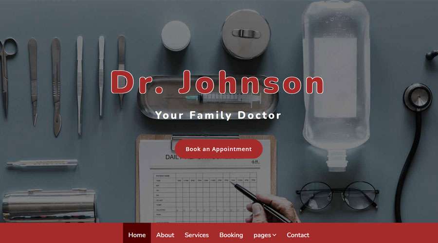 Free Medical HTML Template