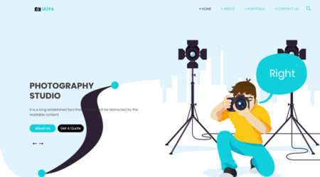 Free Photography Studio HTML Template