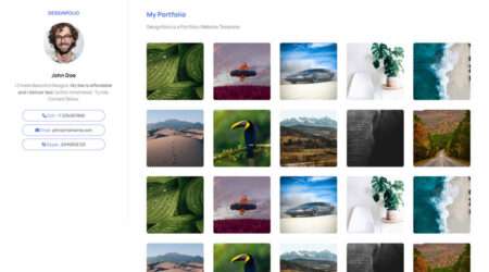 Free Portfolio HTML Website Template