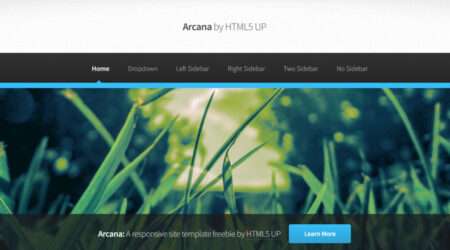 Free Responsive HTML Site Template