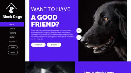 Free Pets Website Template