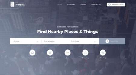 Free Bootstrap Listing Template