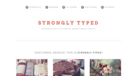 Free HTML5 Blog Template