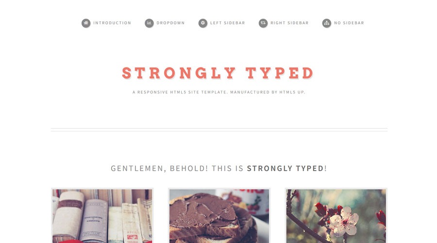 Free HTML5 Blog Template