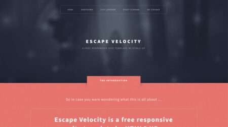 Free HTML5 CSS3 Template