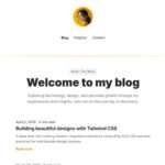 Free Tailwind CSS Blog Template
