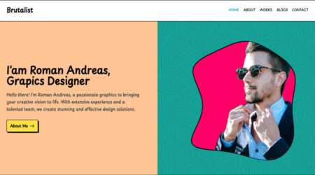 Free Tailwind CSS Portfolio Template