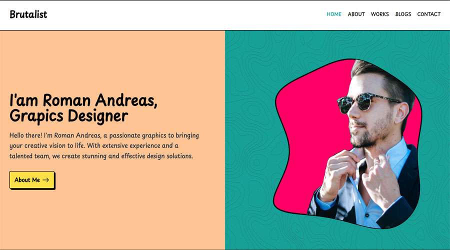 Free Tailwind CSS Portfolio Template