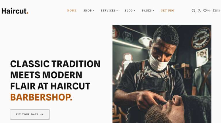 Barber Shop - Free HTML Bootstrap Barber template - CSS Codex