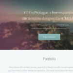 Free HTML CSS Portfolio Template