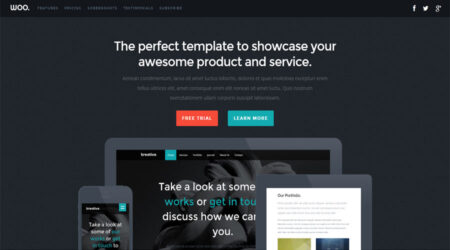 Free Landing Page HTML Template