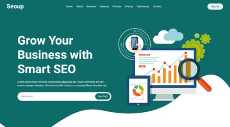 Free SEO Agency Website Template