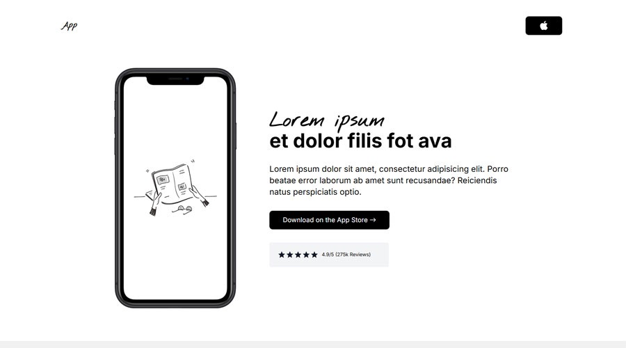 Free Tailwind CSS Single Page Landing Template