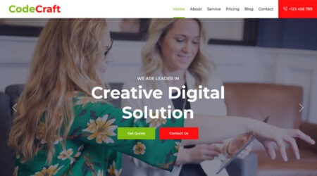 Free Web Design Agency Template