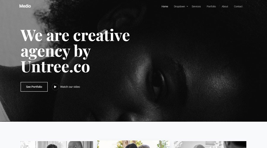 Free Bootstrap 5 Agency Template