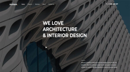 Free Bootstrap Architecture Website Template