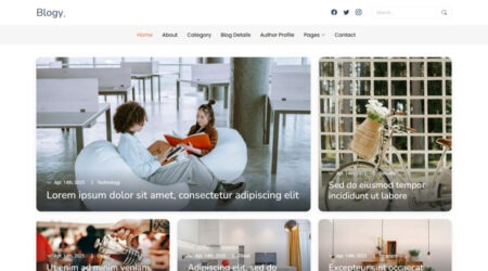 Free Bootstrap Blog Template