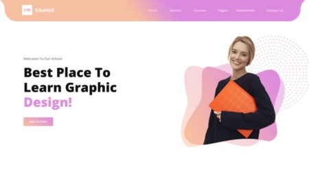 Free Education HTML CSS Template
