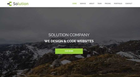 Free One Page Digital Agency HTML Template