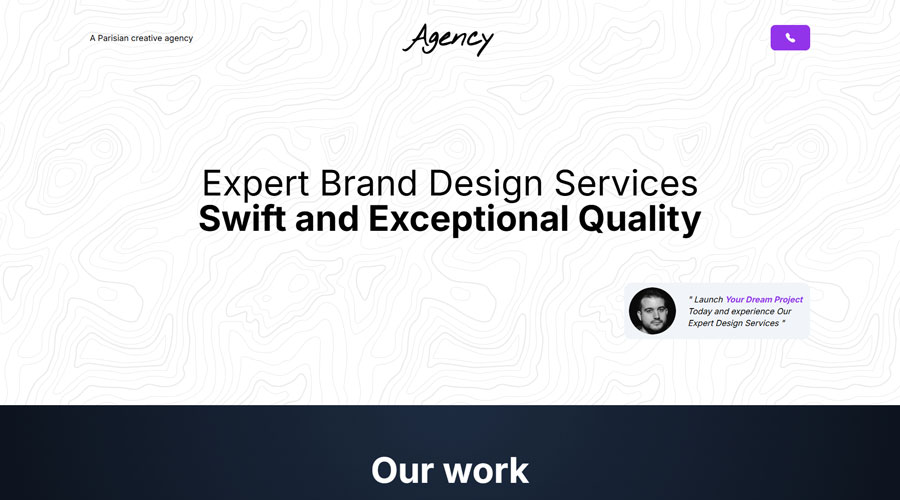 Free Tailwind CSS Agency Template