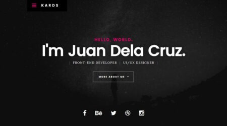 Personal Resume HTML Template