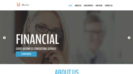 Free Business HTML5 Bootstrap Website Template